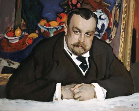 Valentin Sérov, Portrait d'Ivan Abramovitch Morozov, 1910, Tempera sur carton 63,5 × 77 cm © Galerie Trétiakov, Moscou