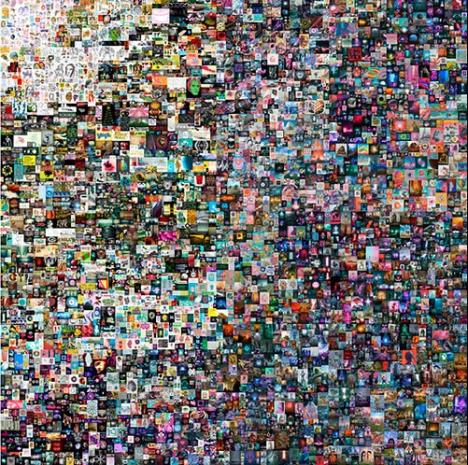 NFT : Beeple, Everydays : The First 5000 days, 2021, 21 069 x 21 069 pixels © Christie's Images Ltd 2021
