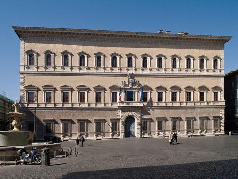 Palais Farnèse à Rome