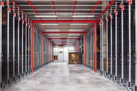 Réserves du Centre de conservation du Louvre Liévin. © Architecte RSHP / Photo Danica O Kus, 2020