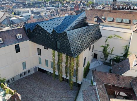 Le toit élaboré par Herzog et de Meuron pour agrandir le musée des Cultures de Bâle. © Derek Li Wan Po / Museum der Kulturen Basel (MKB), 2011