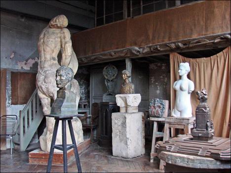 Atelier d'Antoine Bourdelle au musée Bourdelle. © Jean-Pierre Dalbéra, 2009, CC BY 2.0