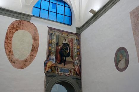 Les nouvelles fresques découvertes à la galerie des Offices. © Courtesy Galleria degli Uffizi