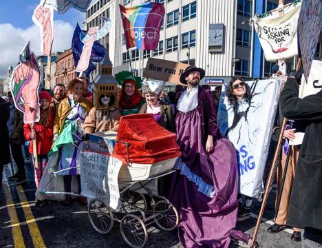 Array Collective, International Women’s Day, 2019. © Photo Alessia Cargnell