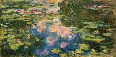 Claude Monet, Le Bassin aux nymphéas, 1917-1919, huile sur toile, 100 x 200 cm. © Sotheby's