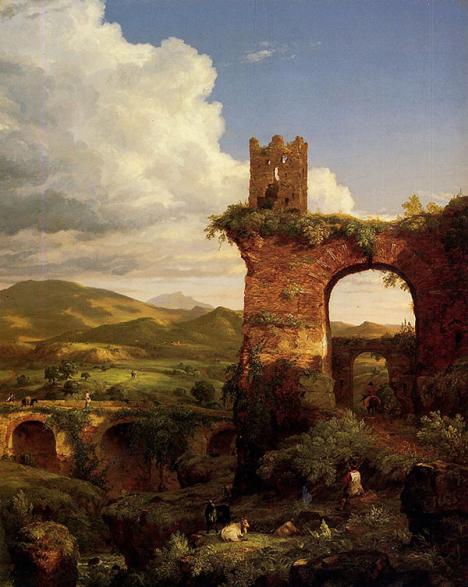 Thomas Cole (1801-1848), L'Arc de Néron, 1846, huile sur toile, 153 x 122 cm. collection Newark Museum © The Athenaeum