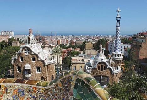 Barcelone vue du parc Güell. © Travelkr, Pixabay License