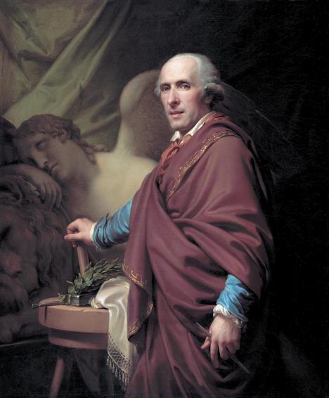 Johan Baptist von Lampi, Portrait d'Antonio Canova, 1806, huile sur toile, 113 x 94 cm. © Liechtenstein, The Princely Collections, public domain