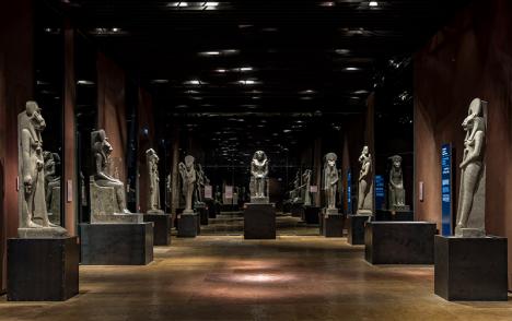 Galerie des rois du musée égyptologique de Turin. © Museo Egizio