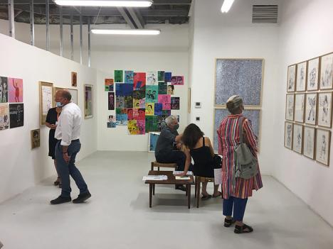 Vue du salon Pareidolie. © Olivier Gaulon