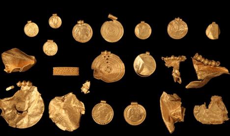 Trésor pré-viking découvert au Danemark. © Konserveringscenter Vejle