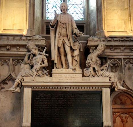 Monument consacré à William Beckford, Guildhall, Londres. © The wub, 2015, CC BY-SA 4.0