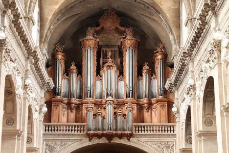 Buffet du grand orgue de la cathédrale de Nancy. © Orgues cathédrale Nancy, 2013, CC BY-SA 3.0