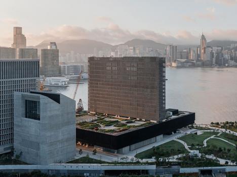 Le musée M+ à Hong Kong. © Herzog & de Meuron