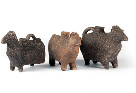 Objets Scythes présentés dans l'exposition « Crimée : Or et secret de la mer Noire » au musée Allard Pierson en 2014. © Allard Pierson Museum