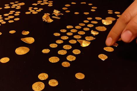 Pièces en or du trésor de Norfolk. © British Museum
