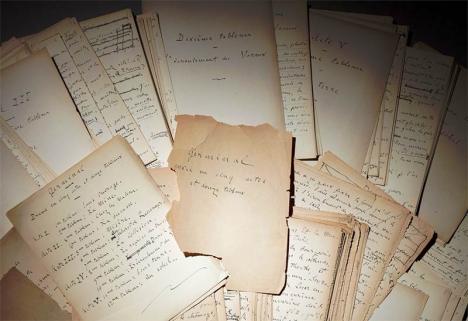 Manuscrit autographe de l'adaptation théâtrale de Germinal par Émile Zola, datant de 1885. © Sotheby's