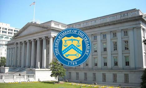 Logo-Department-Treasury-américain-Bâtiment-trésor-américain-Washington-D-C-copyright-photo-AgnosticPreachersKid-2008-CC-BY-3-0