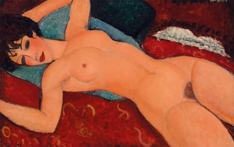 Amedeo Modigliani (1884-1920), Nu couché, c. 1917-1918, 59,9 x 92 cm - Photo Christie's Images Limited, 2015