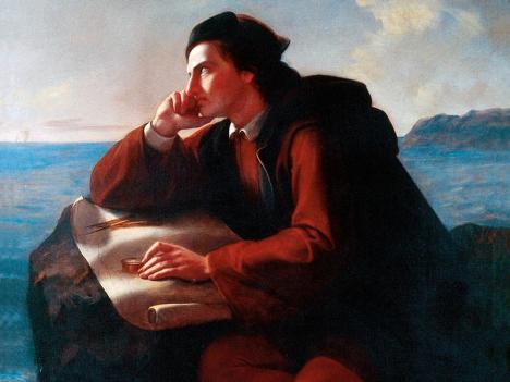 Jose Maria Obregon, L'inspiration de Christophe Colomb, 1856. © Museo Nacional de Arte de Mexico / Domaine public