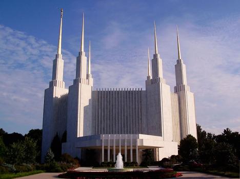 Temple mormon de Washington. © Uriah923, 2006, domaine public