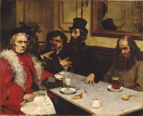 André-Victor Devambez, Les Incompris, c. 1904, huile sur toile, 91 x 115 cm, Quimper, collection du musée des Beaux-Arts. © Musée des beaux-arts de Quimper