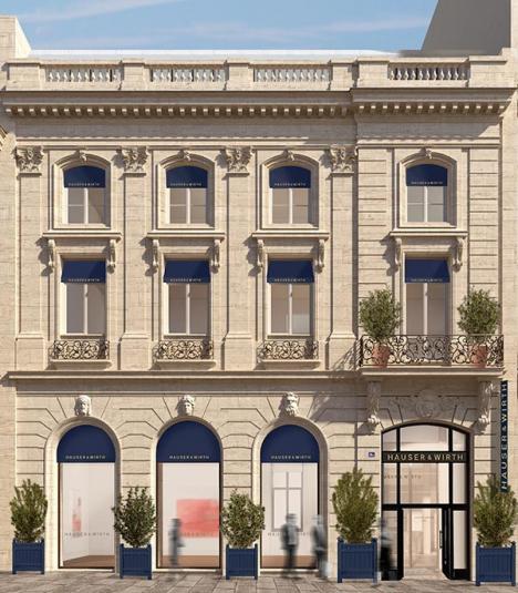 Projet de la galerie Hauser & Wirth à Paris. © Hauser & Wirth