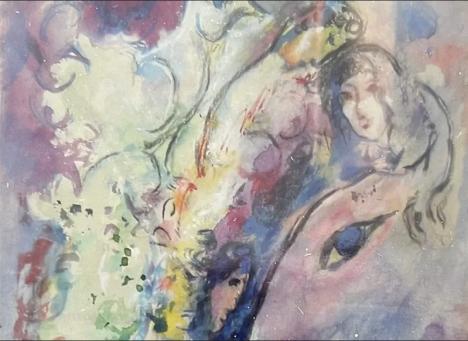 Le faux Chagall de la collectionneuse Stéphanie Clegg. © DR