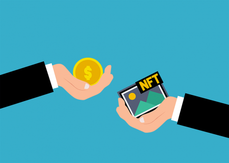NFT échangé contre de l'argent. © Mohamed Hassan, Pixabay License