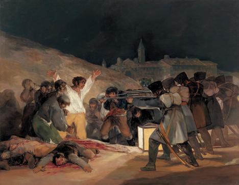 Francisco de Goya (1746-1828), El tres de mayo de 1808 en Madrid (« Le trois mai 1808 à Madrid »), 1814, huile sur toile, 268 x 347 cm, Madrid, Musée du Prado. © Epicentre Films