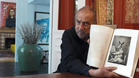 Jean-Claude Carrière dans le documentaire de José Luis Lopez-Linares, L’Ombre de Goya. © Epicentre Films