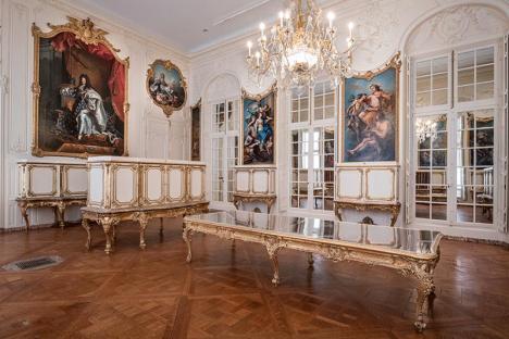 Le salon Louis XV après rénovation, bibliothèque nationale de France, site Richelieu, Paris © Jean-Christophe Ballot / BnF / Oppic