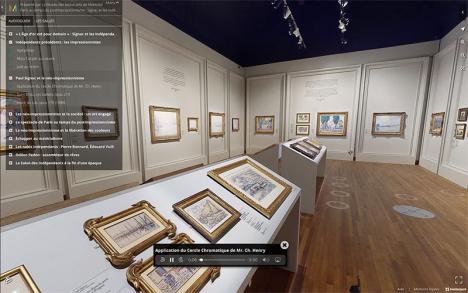 Visite virtuelle de l’exposition « Paris au temps du postimpressionnisme : Signac et les Indépendants » au Musée des beaux-arts de Montréal. © MBA Montréal