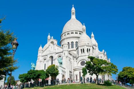 Basilique du Sacré-Cœur à Montmartre. © bogitw, Pixabay License, 2016