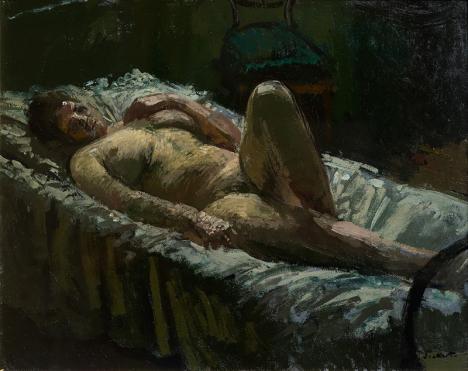 Walter Richard Sickert (1860-1942), The Iron Bedstead, c. 1906, collection particulière, courtesy Hazlitt Holland-Hibbert.
