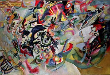 Wassily Kandinsky (1866-1944), Composition VII, 1913, huile sur toile, Galerie Tretiakov. CC-PD-Mark