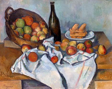 Paul Cézanne (1839-1906), Le Panier de pommes, vers 1893, huile sur toile, 65 x 80 cm. © Art Institute of Chicago