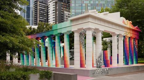 Temple of Boom de la National Gallery of Victoria à Melbourne, conçu par Adam Newman et Kelvin Tsang. © NGV