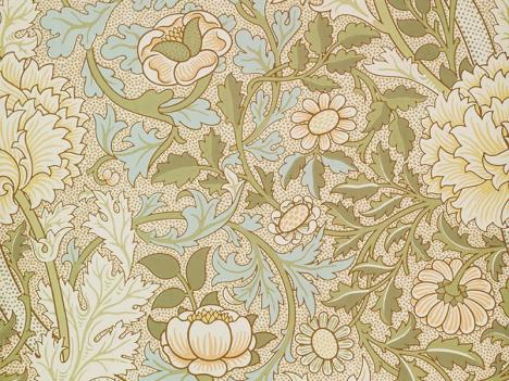 William Morris (créateur) Jeffrey & Co. (imprimeur) Morris & Co. (éditeur) Norwich, 1889 (fabrication), papier peint imprimé à la main, 69 x 51 cm. © Victoria and Albert Museum, Londres