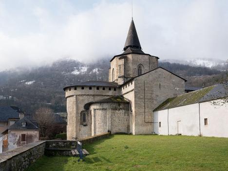 Abbaye de Saint-Savin-en-Lavedan (Hautes-Pyrénées). © Basotxerri, 2016, CC BY-SA 4.0