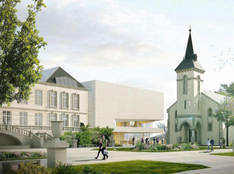 Projet d'extension du Musée d'art et d'archéologie de Guéret. © Basalt Architecture