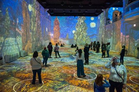 Van Gogh The Immersive Experience à Chicago. © Michael Brosilow
