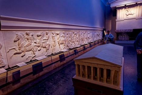 Frise du Parthenon exposée au British Museum. © Txllxt TxllxT, 2010, CC BY-SA 4.0