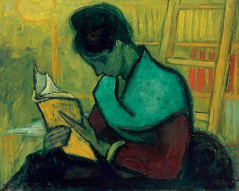 Vincent Van Gogh, Une liseuse de romans, 1888, huile sur toile, 73 x 92 cm. © Christie's