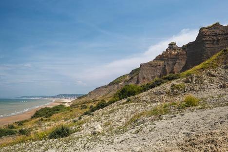 Falaises des Vaches noires en Normandie. © Nicolas Castet, 2012