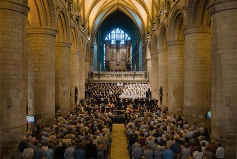 Three Choirs Festival, édition 2019 à Gloucester, Royaume-Uni. © Ash Mills