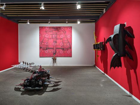 Le stand de la 193 Gallery à la 25e édition d'Art Paris © Photo Ludovic Sanejouand pour LeJournaldesArts.fr