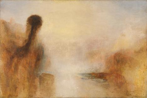 Joseph Mallord William Turner (1775-1851), Paysage avec eau, vers 1840-45, huile sur toile, 91 x 121 cm. © Tate