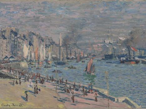Claude Monet, Le Port du Havre, 1874, huile sur toile, 60 x 101 cm. © Philadelphia Museum of Art