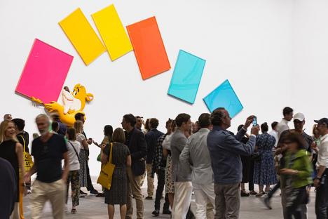 Vue de l'édition 2023 d'Art Basel. Courtesy Art Basel